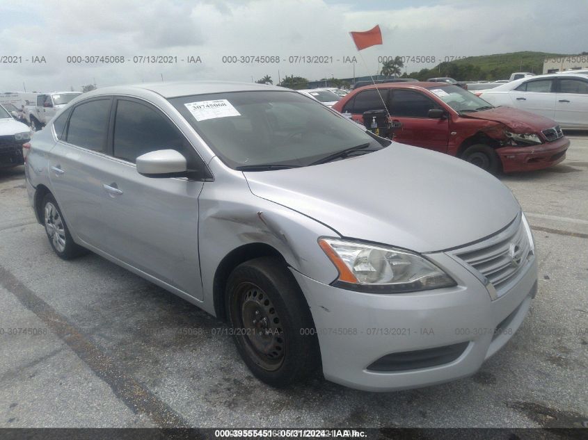 2015 Nissan Sentra Fe+ S/S/Sl/Sr/Sv VIN: 3N1AB7AP3FL664259 Lot: 39555451