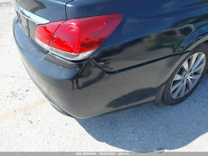 4T1BK3DB3BU405339 2011 Toyota Avalon Limited