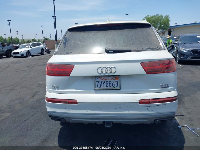 2017 Audi Q7 3.0T Premium VIN: WA1VAAF79HD029377 Lot: 39555474