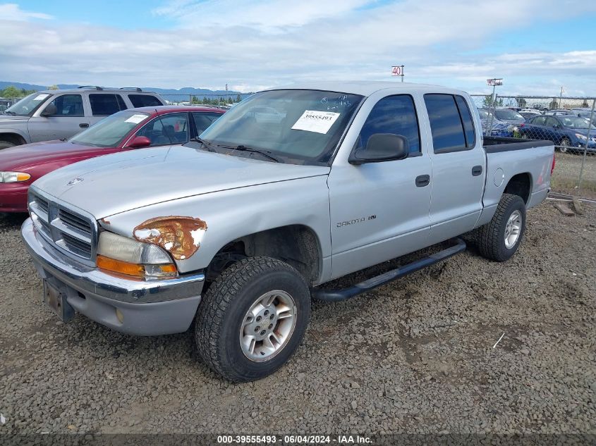 2001 Dodge Dakota Slt/Sport VIN: 1B7GG2AN71S161497 Lot: 39555493