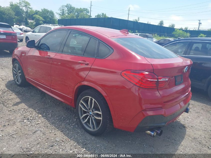 2015 BMW X4 xDrive35I VIN: 5UXXW5C54F0E88431 Lot: 39555511