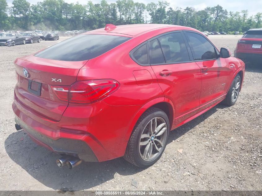 2015 BMW X4 xDrive35I VIN: 5UXXW5C54F0E88431 Lot: 39555511