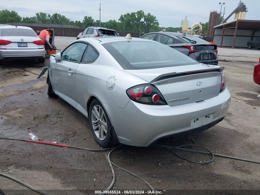 2007 Hyundai Tiburon Gs VIN: KMHHM66D17U248034 Lot: 39555524