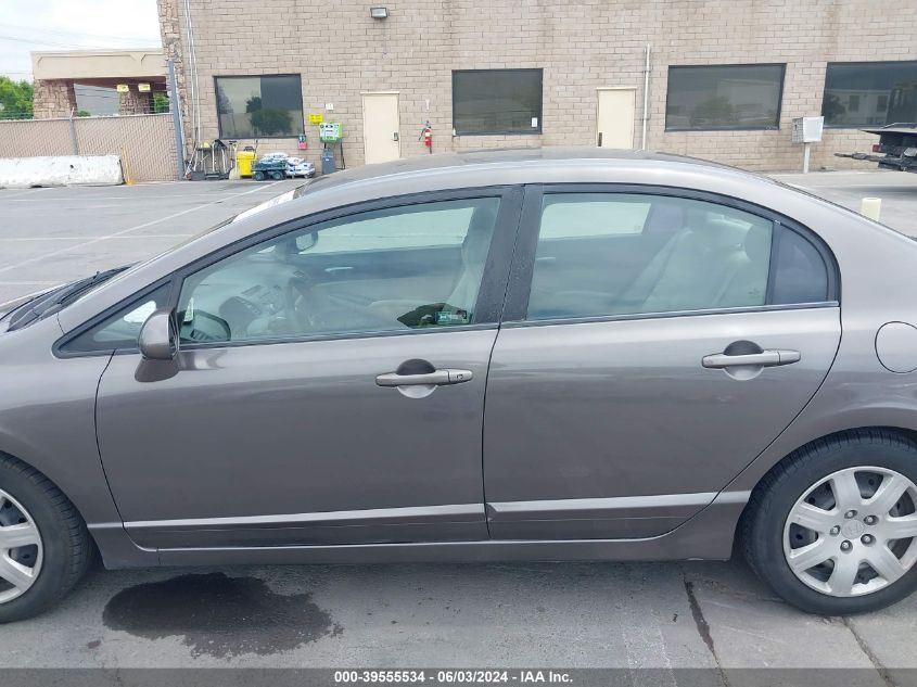 2009 Honda Civic Lx VIN: 19XFA16549E014309 Lot: 39555534