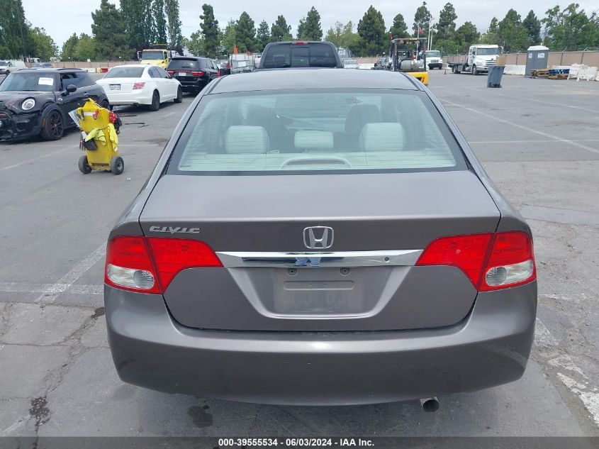 2009 Honda Civic Lx VIN: 19XFA16549E014309 Lot: 39555534