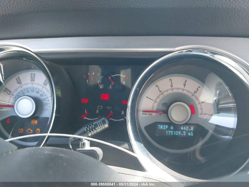 2010 Ford Mustang VIN: 1ZVBP8EN2A5168022 Lot: 39555541