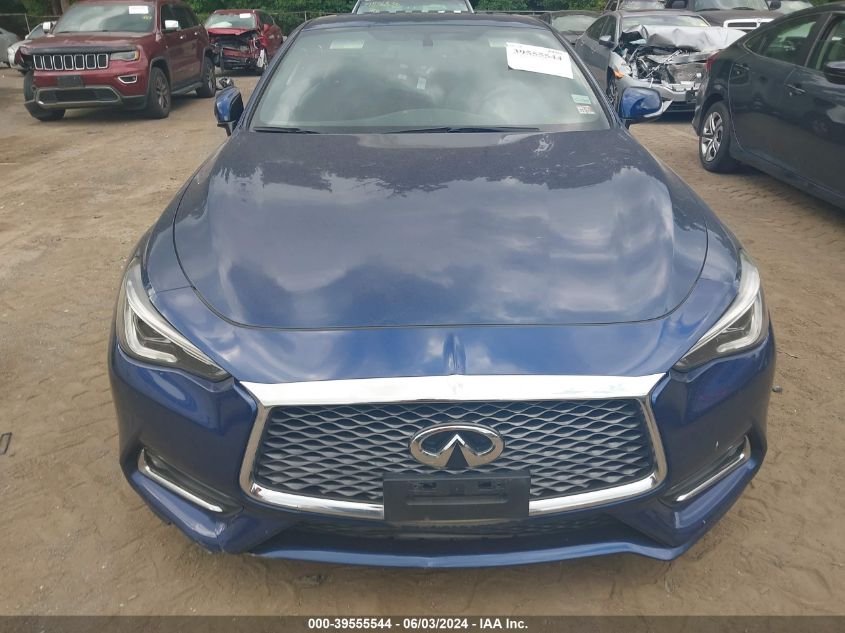 2018 Infiniti Q60 3.0T Luxe VIN: JN1EV7EL7JM390448 Lot: 39555544