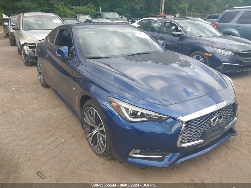 2018 Infiniti Q60 3.0T Luxe VIN: JN1EV7EL7JM390448 Lot: 39555544