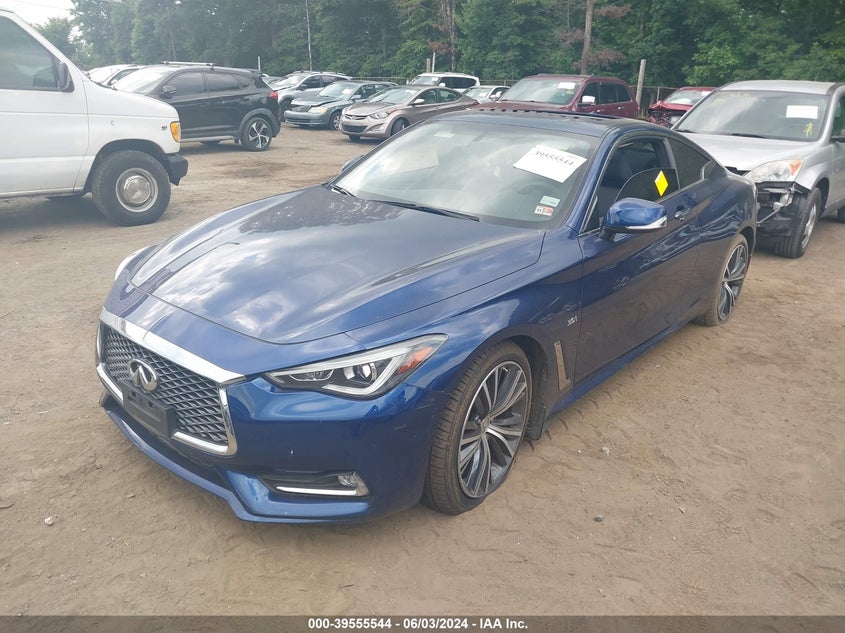 2018 Infiniti Q60 3.0T Luxe VIN: JN1EV7EL7JM390448 Lot: 39555544