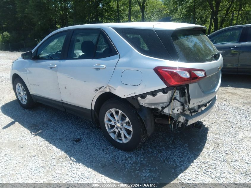 2020 Chevrolet Equinox Awd Ls VIN: 3GNAXSEV9LS593622 Lot: 39555556