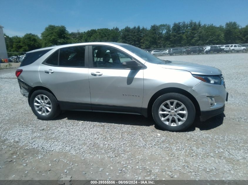 2020 Chevrolet Equinox Awd Ls VIN: 3GNAXSEV9LS593622 Lot: 39555556