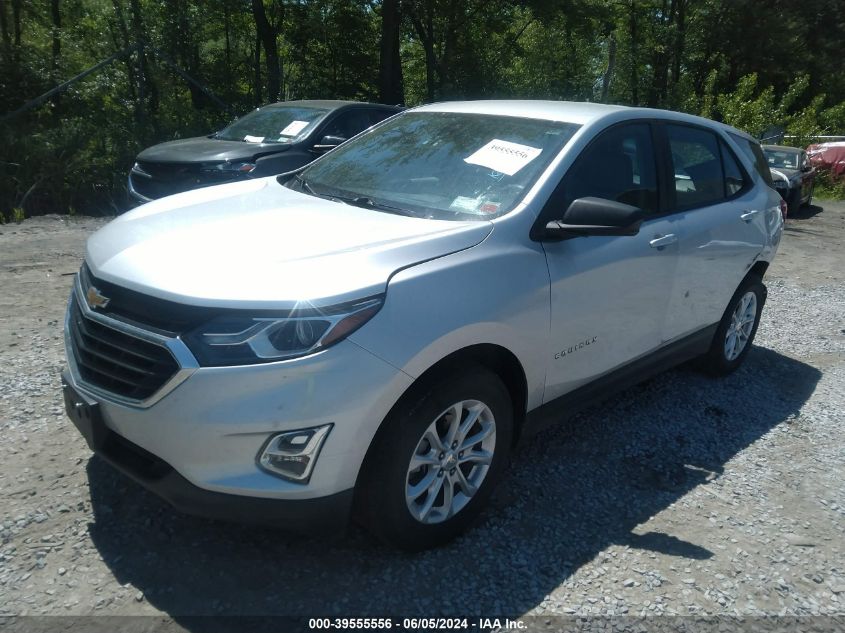 2020 Chevrolet Equinox Awd Ls VIN: 3GNAXSEV9LS593622 Lot: 39555556