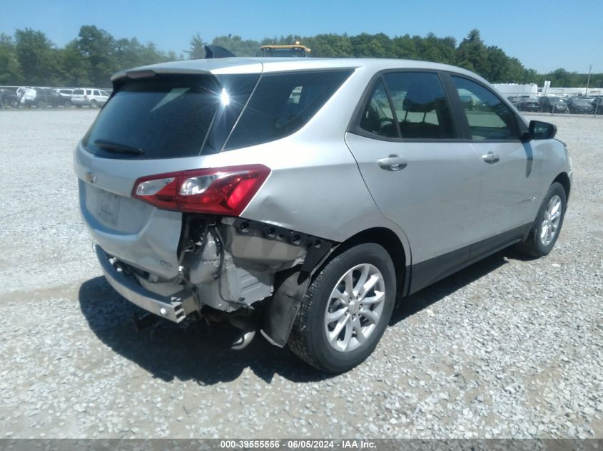 2020 Chevrolet Equinox Awd Ls VIN: 3GNAXSEV9LS593622 Lot: 39555556