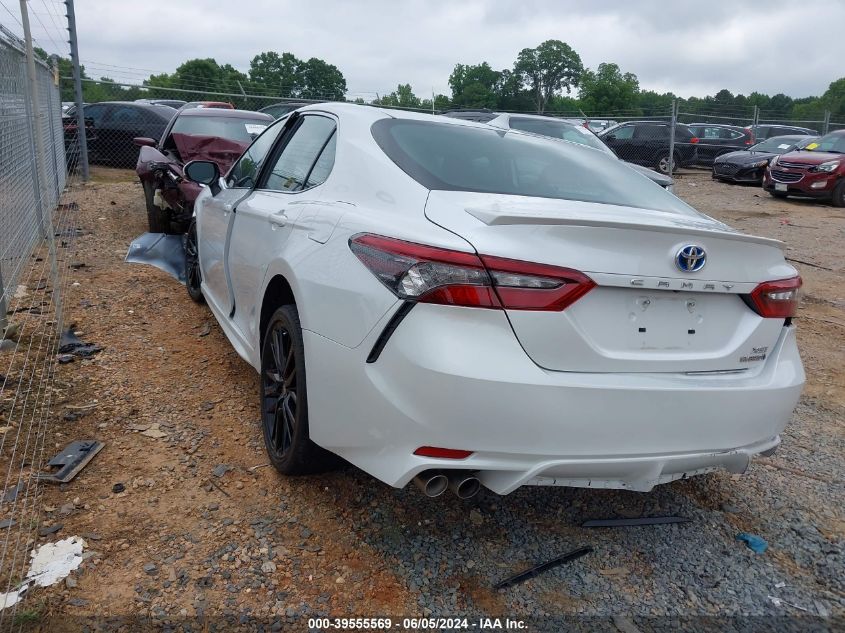 2021 Toyota Camry Xse Hybrid VIN: 4T1K31AK9MU556520 Lot: 39555569