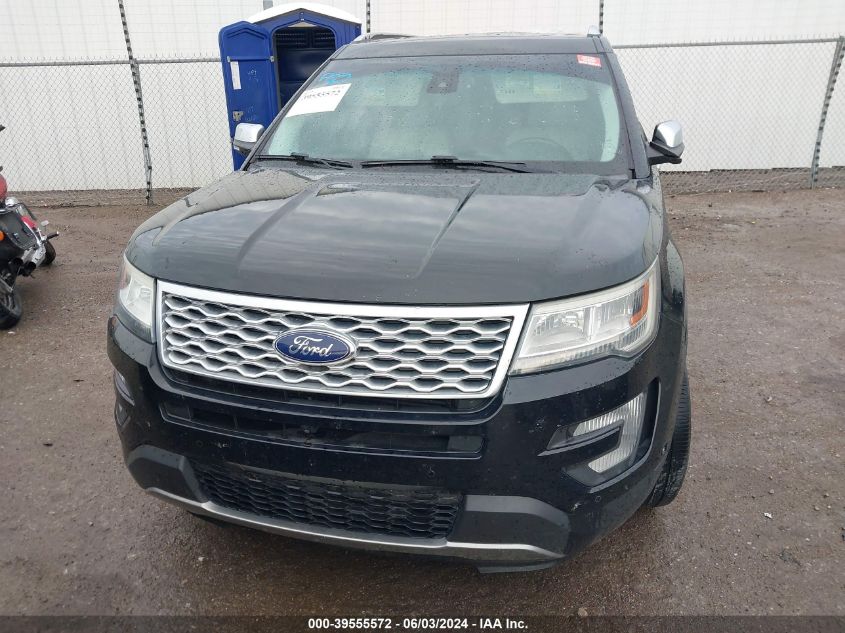 2016 Ford Explorer Platinum VIN: 1FM5K8HT7GGC70823 Lot: 39555572