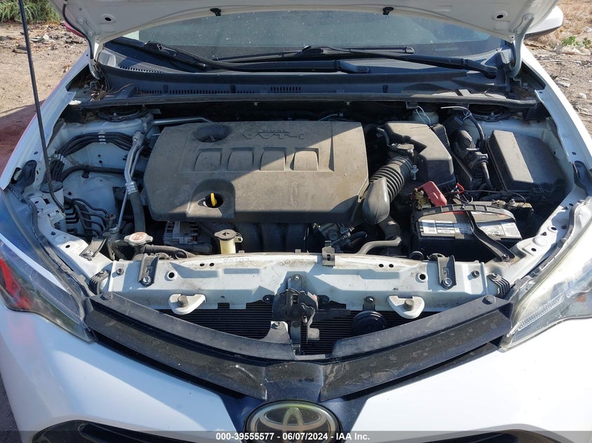 2017 Toyota Corolla Le VIN: 2T1BURHE6HC805455 Lot: 39555577