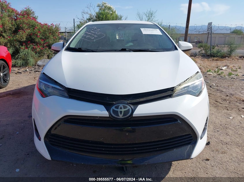 2017 Toyota Corolla Le VIN: 2T1BURHE6HC805455 Lot: 39555577