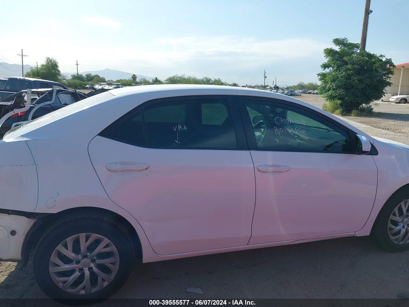 2017 Toyota Corolla Le VIN: 2T1BURHE6HC805455 Lot: 39555577