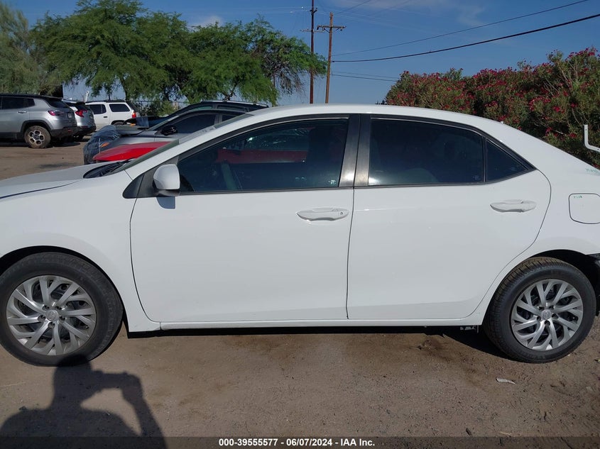 2017 Toyota Corolla Le VIN: 2T1BURHE6HC805455 Lot: 39555577