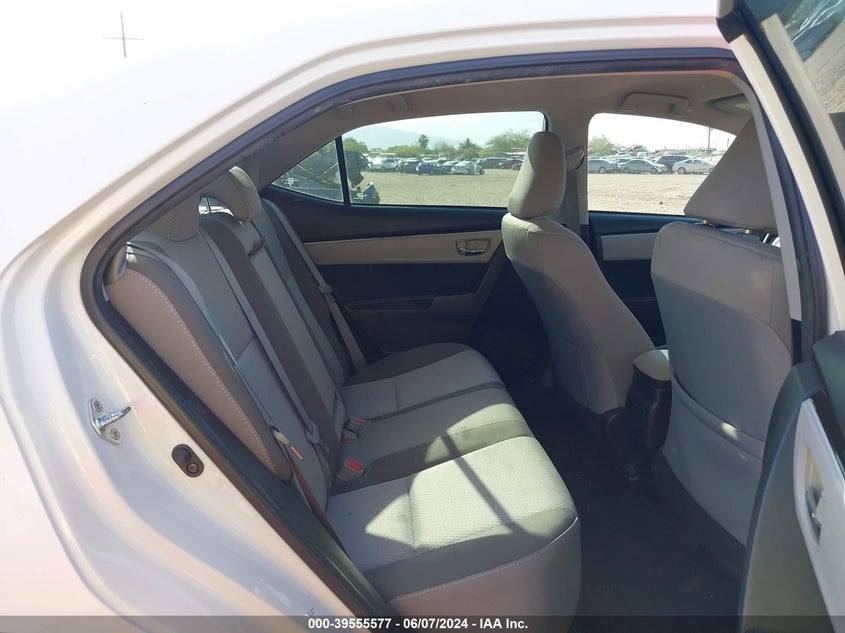 2017 Toyota Corolla Le VIN: 2T1BURHE6HC805455 Lot: 39555577