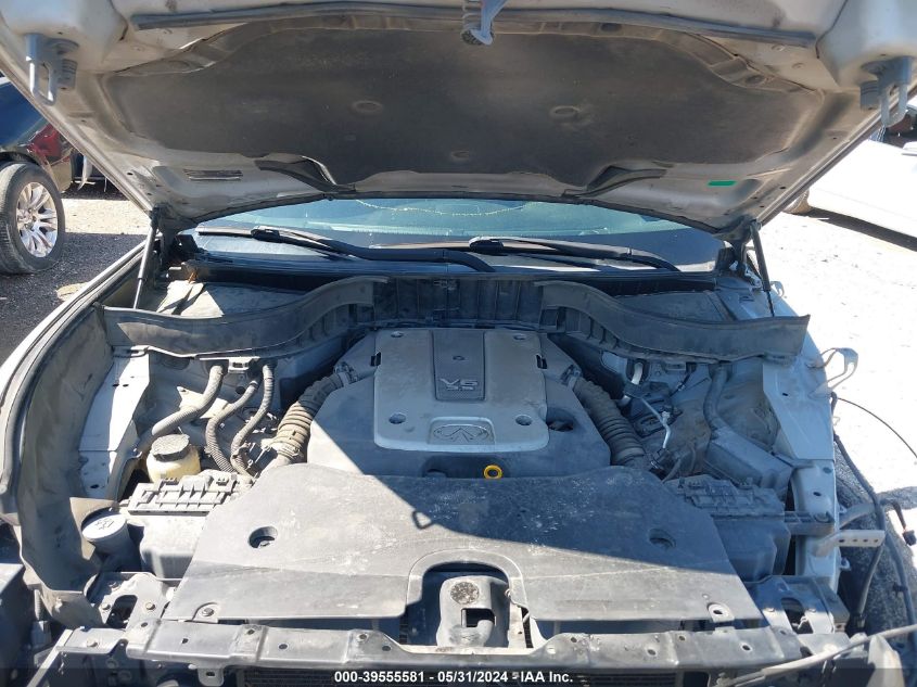 2010 Infiniti Fx35 VIN: JN8AS1MW4AM852756 Lot: 39555581