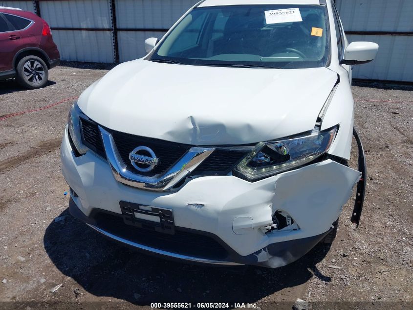 2016 Nissan Rogue S/Sl/Sv VIN: 5N1AT2MT5GC744323 Lot: 39555621