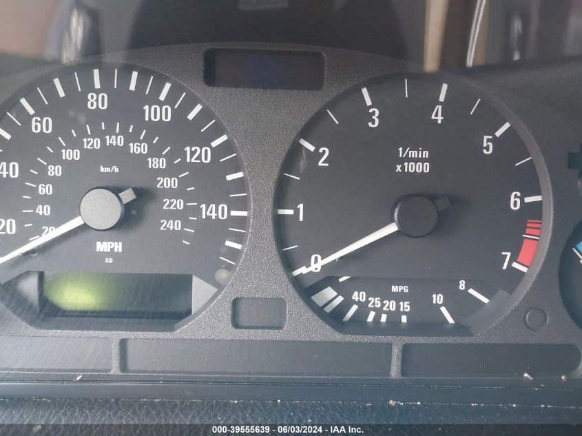 1998 BMW 318 I Automatic VIN: WBACC0325WEK27114 Lot: 39555639