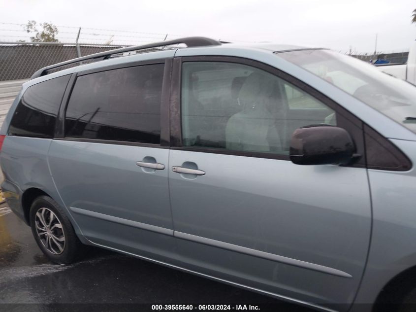 2007 Toyota Sienna Le VIN: 5TDZK23C87S092193 Lot: 39555640