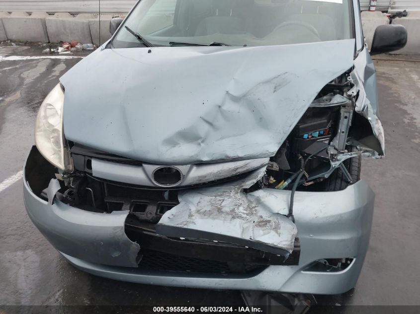 2007 Toyota Sienna Le VIN: 5TDZK23C87S092193 Lot: 39555640