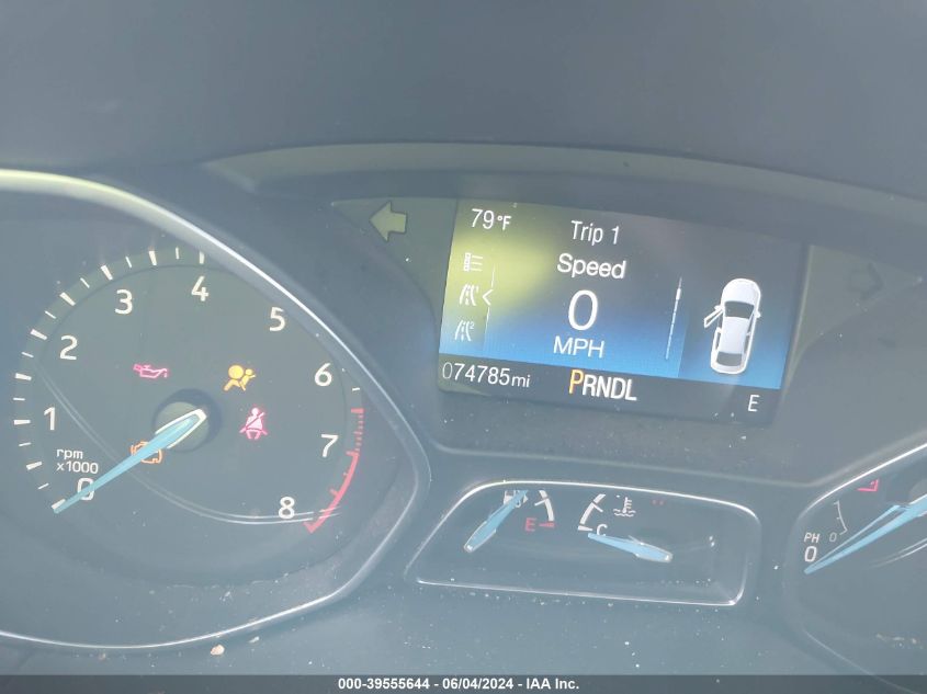 2017 Ford Focus Se VIN: 1FADP3F20HL287007 Lot: 39555644