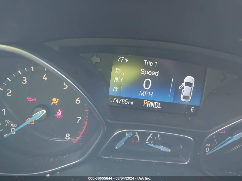 2017 Ford Focus Se VIN: 1FADP3F20HL287007 Lot: 39555644