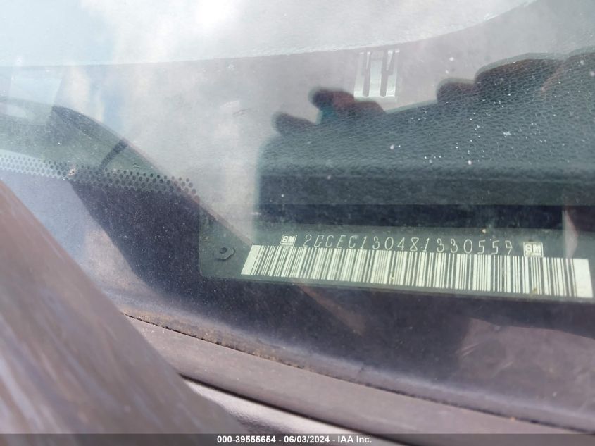2008 Chevrolet Silverado 1500 Lt1 VIN: 2GCEC130481330559 Lot: 39555654