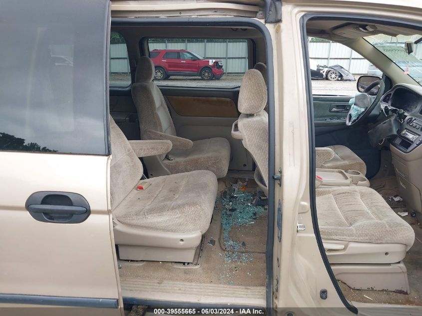 2000 Honda Odyssey Lx VIN: 2HKRL1859YH588211 Lot: 39555665