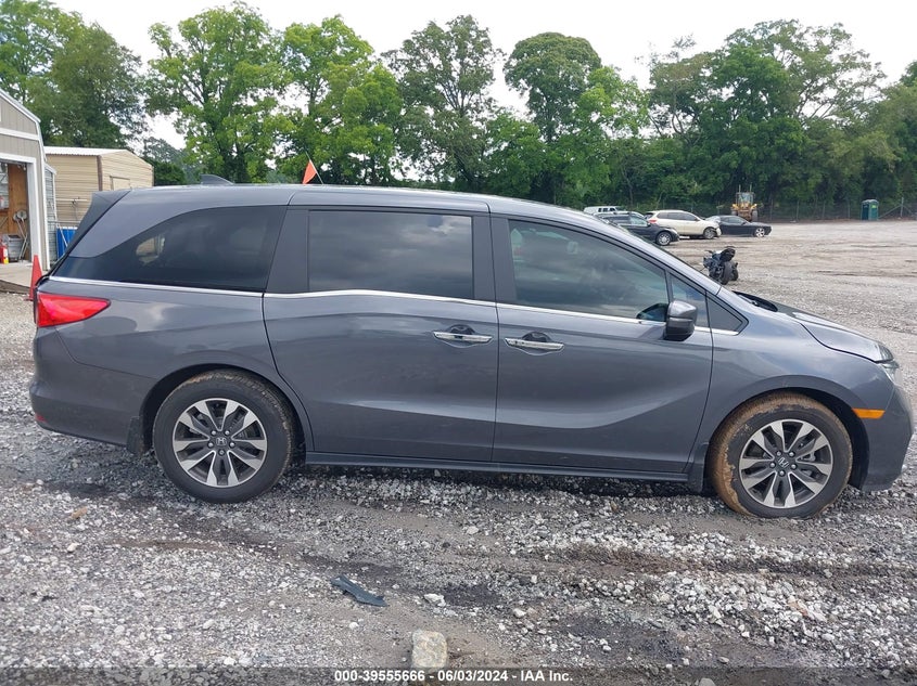 2024 Honda Odyssey Ex-L VIN: 5FNRL6H67RB025518 Lot: 39555666