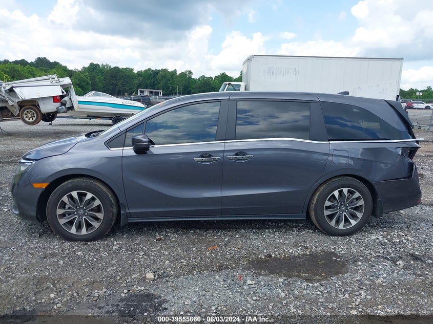 2024 Honda Odyssey Ex-L VIN: 5FNRL6H67RB025518 Lot: 39555666