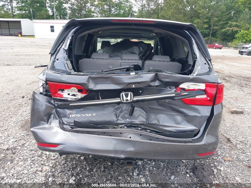 2024 Honda Odyssey Ex-L VIN: 5FNRL6H67RB025518 Lot: 39555666