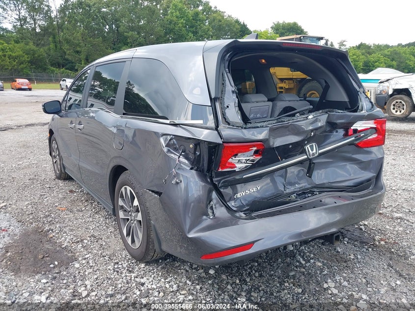 2024 Honda Odyssey Ex-L VIN: 5FNRL6H67RB025518 Lot: 39555666