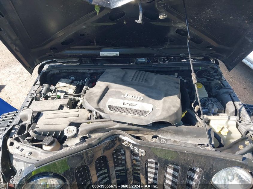 2016 Jeep Wrangler Unlimited Sport VIN: 1C4BJWDG2GL116809 Lot: 39555675