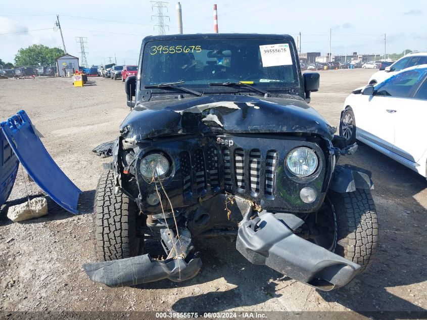 2016 Jeep Wrangler Unlimited Sport VIN: 1C4BJWDG2GL116809 Lot: 39555675