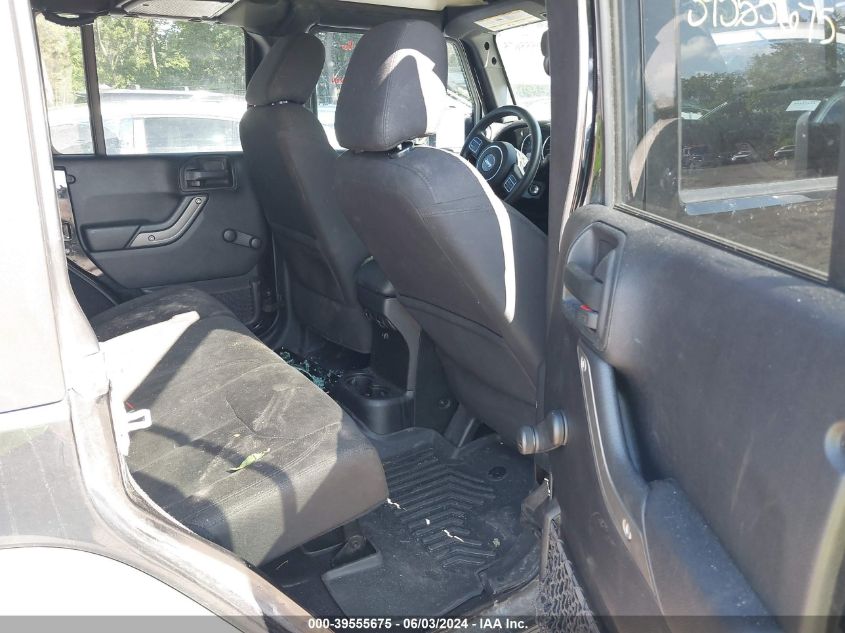 2016 Jeep Wrangler Unlimited Sport VIN: 1C4BJWDG2GL116809 Lot: 39555675