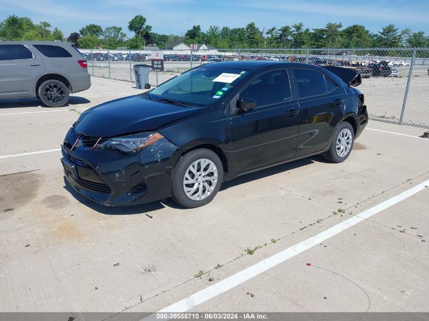 2018 Toyota Corolla Le VIN: 5YFBURHE3JP747679 Lot: 39555710