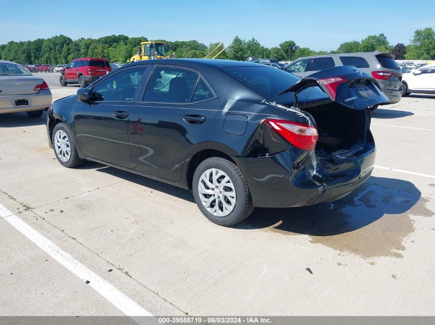 2018 Toyota Corolla Le VIN: 5YFBURHE3JP747679 Lot: 39555710