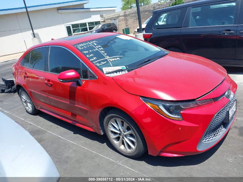 2020 Toyota Corolla Xle VIN: 5YFFPRAE6LP009543 Lot: 39555712