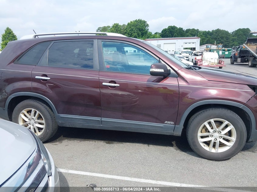 2015 Kia Sorento Lx VIN: 5XYKTCA67FG618410 Lot: 39555713