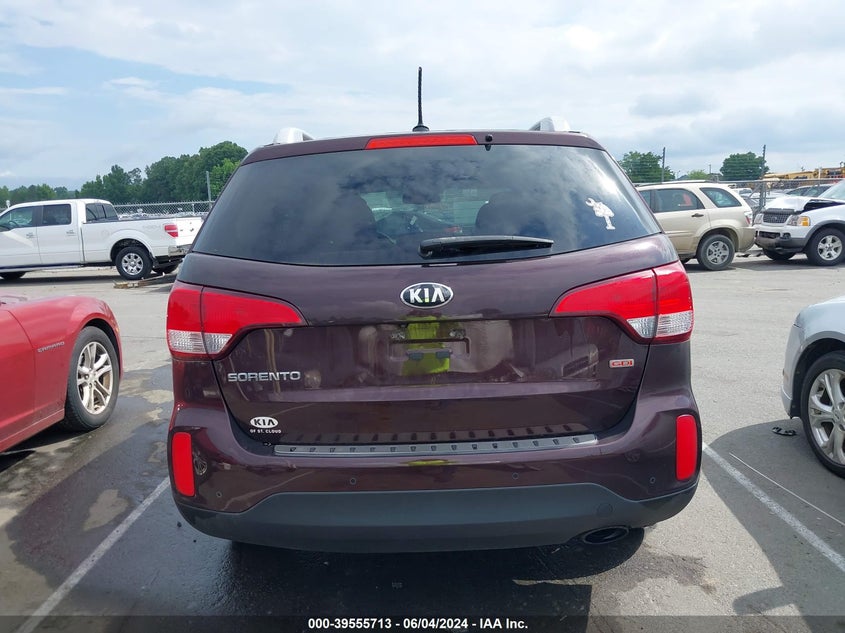 2015 Kia Sorento Lx VIN: 5XYKTCA67FG618410 Lot: 39555713