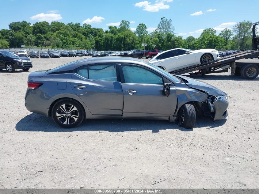 2022 Nissan Sentra Sv Xtronic Cvt VIN: 3N1AB8CV0NY244722 Lot: 39555730