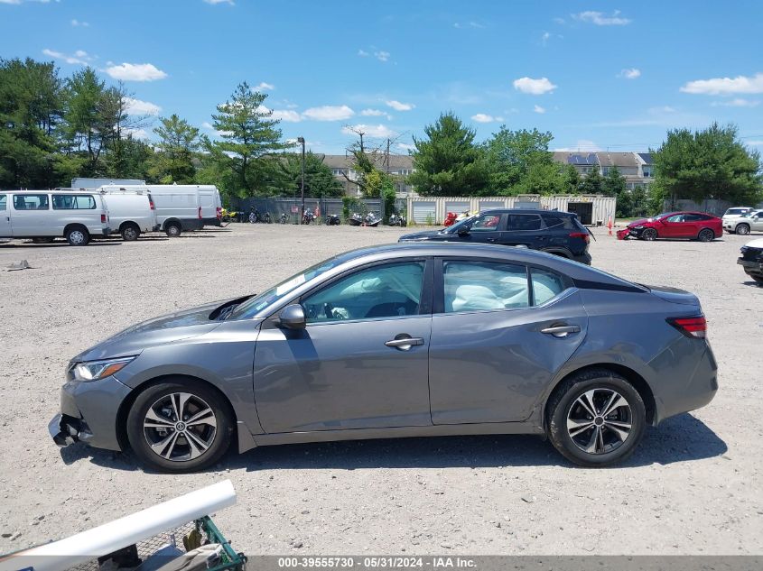 2022 Nissan Sentra Sv Xtronic Cvt VIN: 3N1AB8CV0NY244722 Lot: 39555730