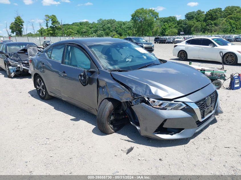 2022 Nissan Sentra Sv Xtronic Cvt VIN: 3N1AB8CV0NY244722 Lot: 39555730