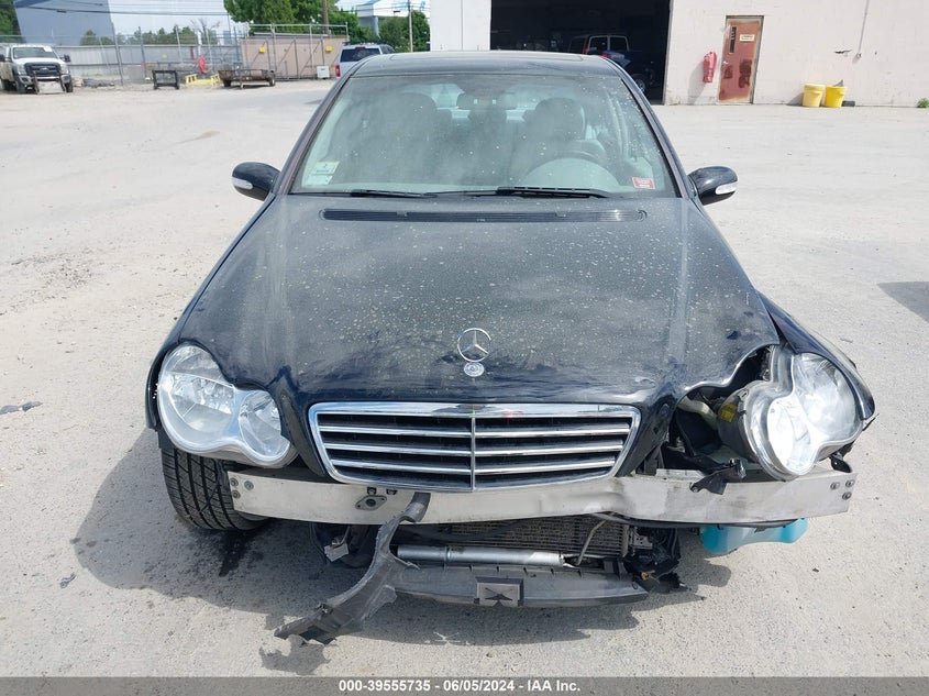 2007 Mercedes-Benz C 230 Sport VIN: WDBRF52H97F923489 Lot: 39555735