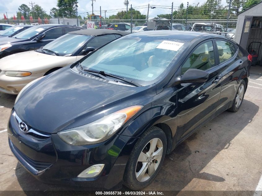 2012 Hyundai Elantra Gls VIN: 5NPDH4AE2CH095406 Lot: 39555738